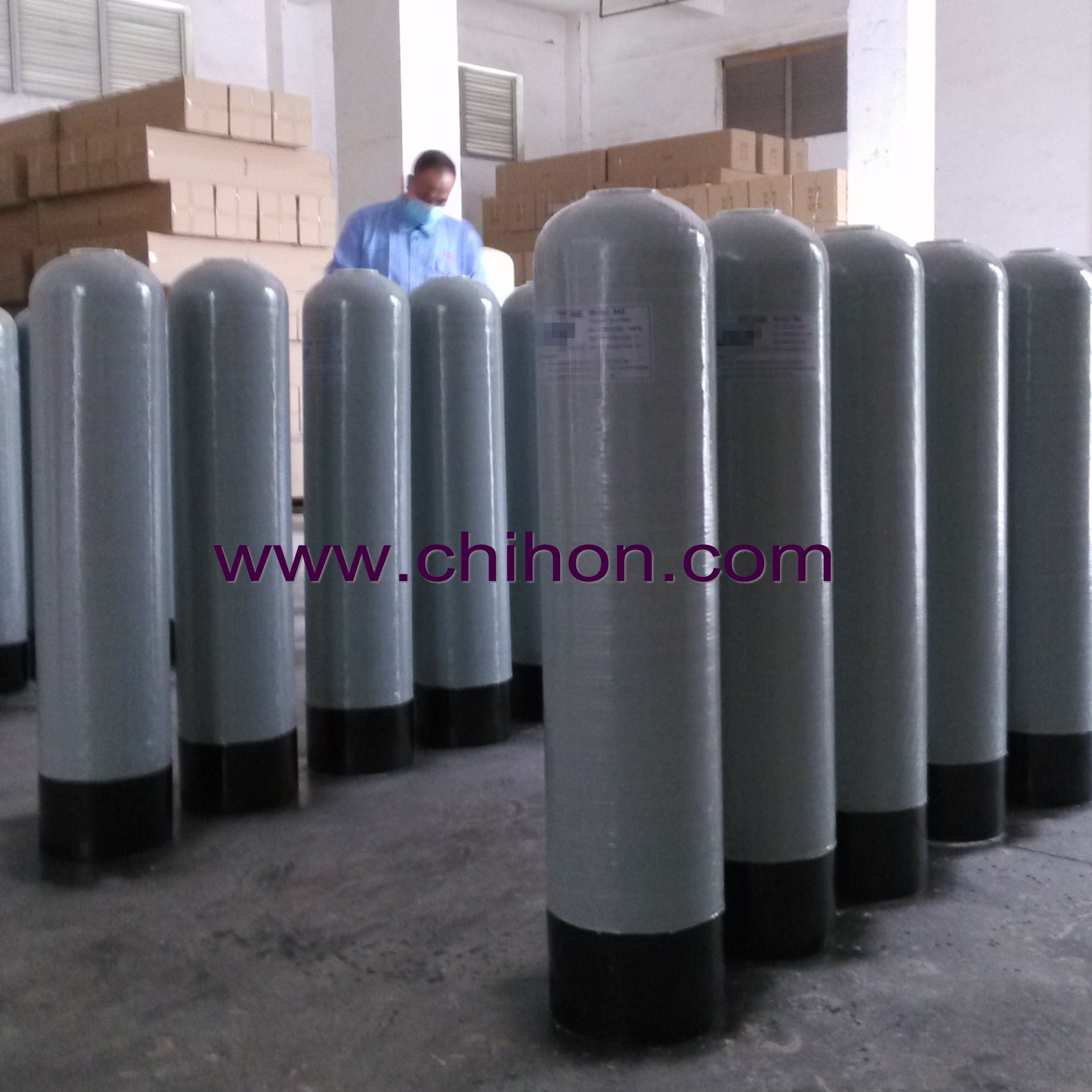 942 High Pressure FRP tank for Water Softener Tanks