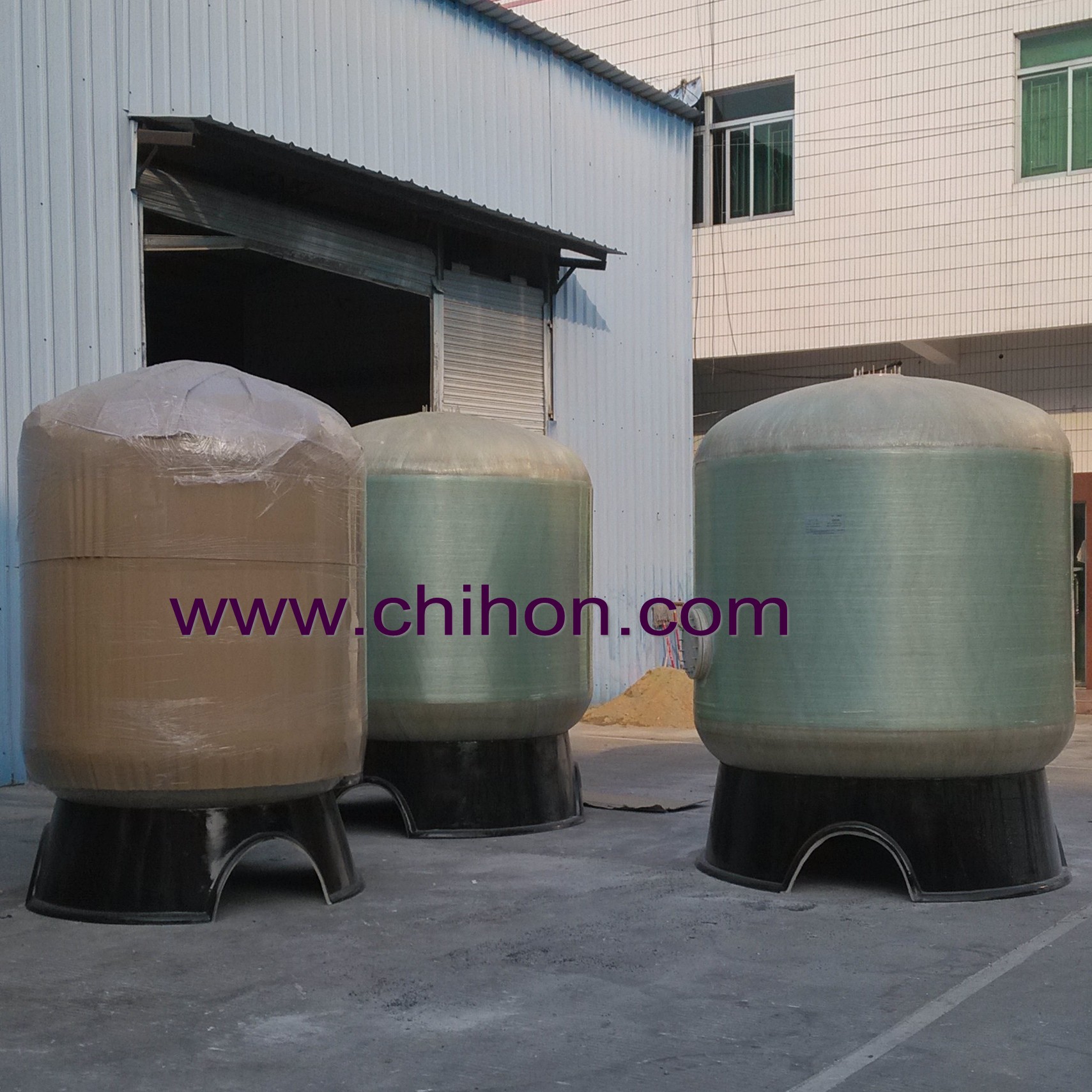 6096 FRP plastic pressure tanks for carbon filter vessel